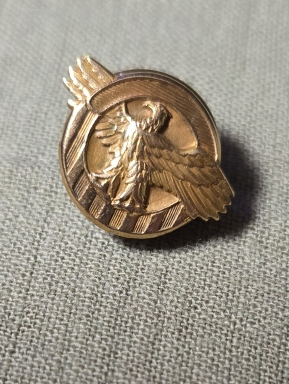 Gold Eagle Lapel Pin - Men Accessories